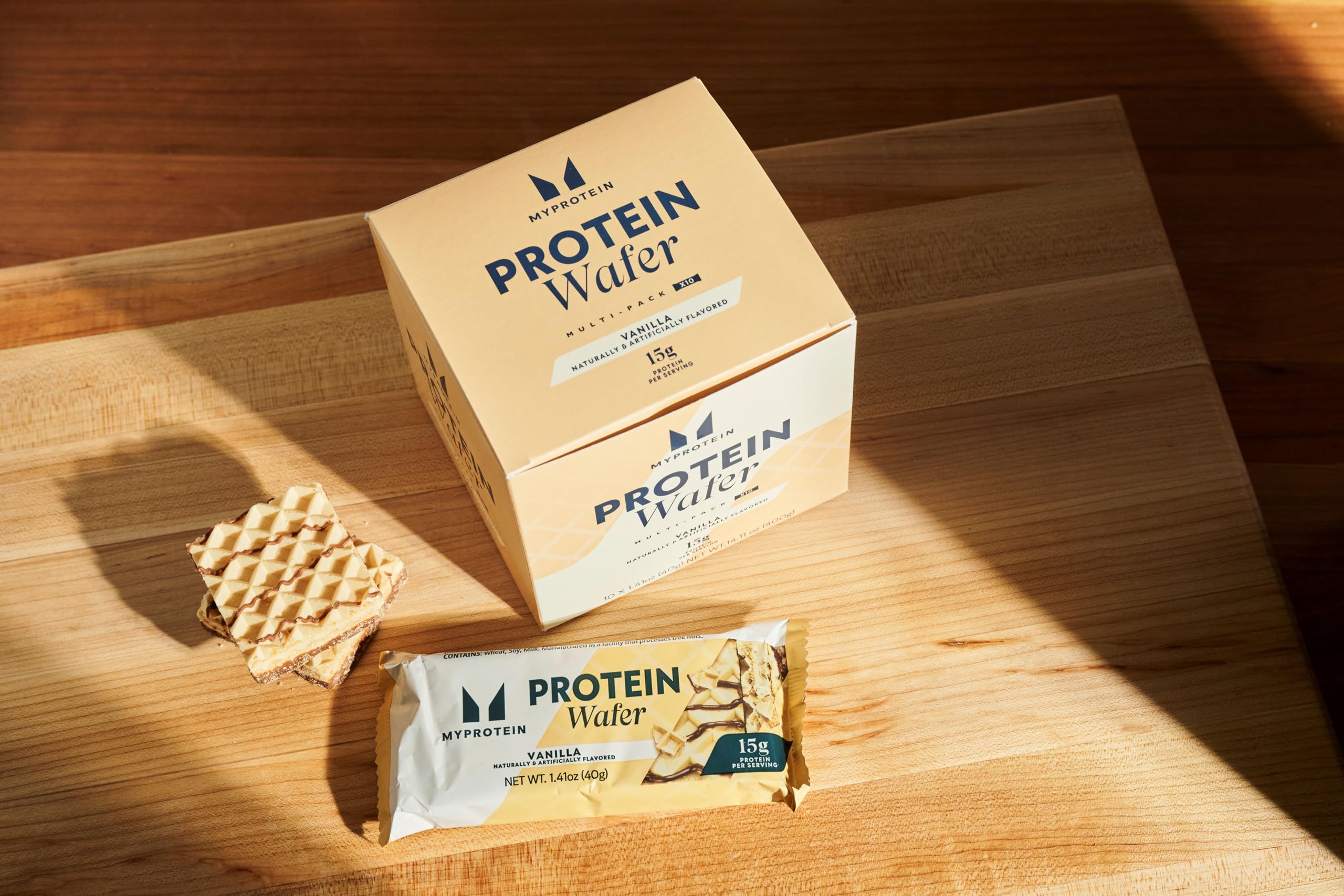 Myprotein Protein Wafers, Vanilla 10 x 40g (USA)