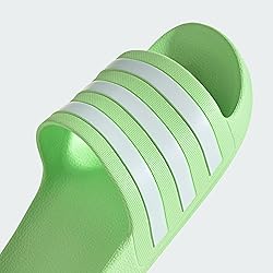 adidas Unisex Adilette Aqua Slide Sandal, Green