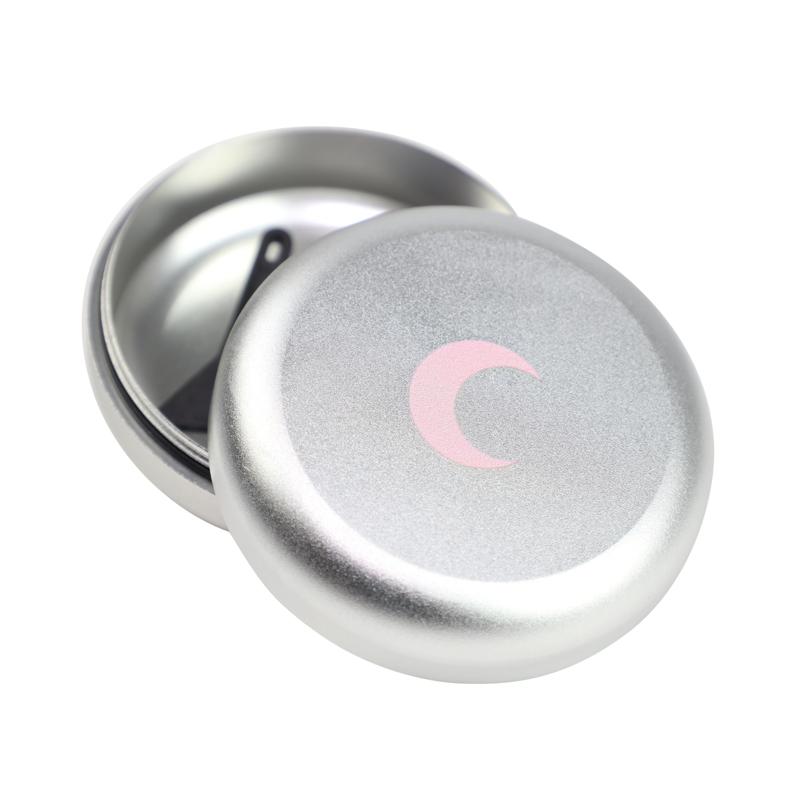 Brando Moon Sliver Pocket Storage Case Container Smell Proof and Air Tight - Easy to Carry and Best Way to Preserve & Coffee - 2.1 x 0.9"