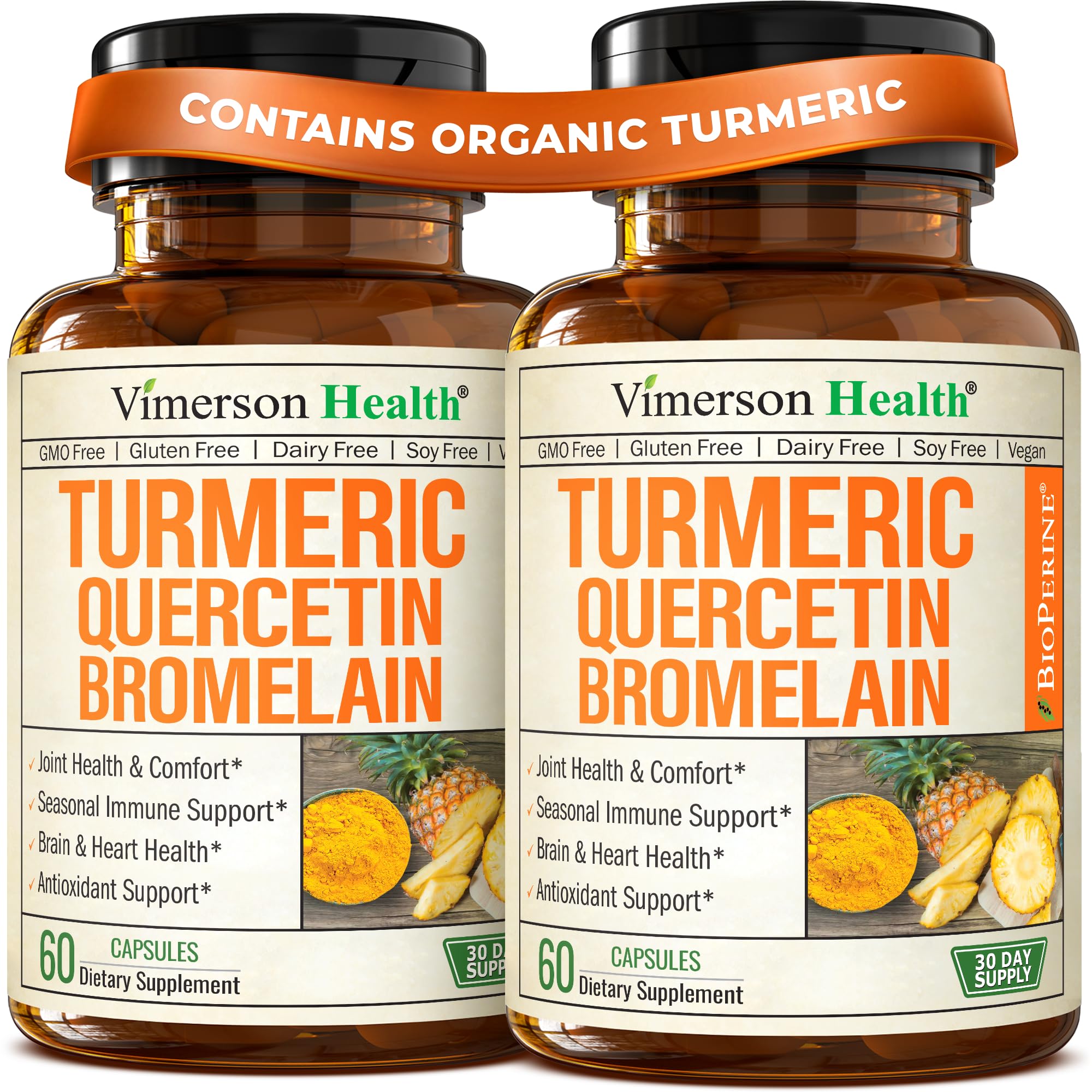 Quercetin with Bromelain Turmeric Curcumin