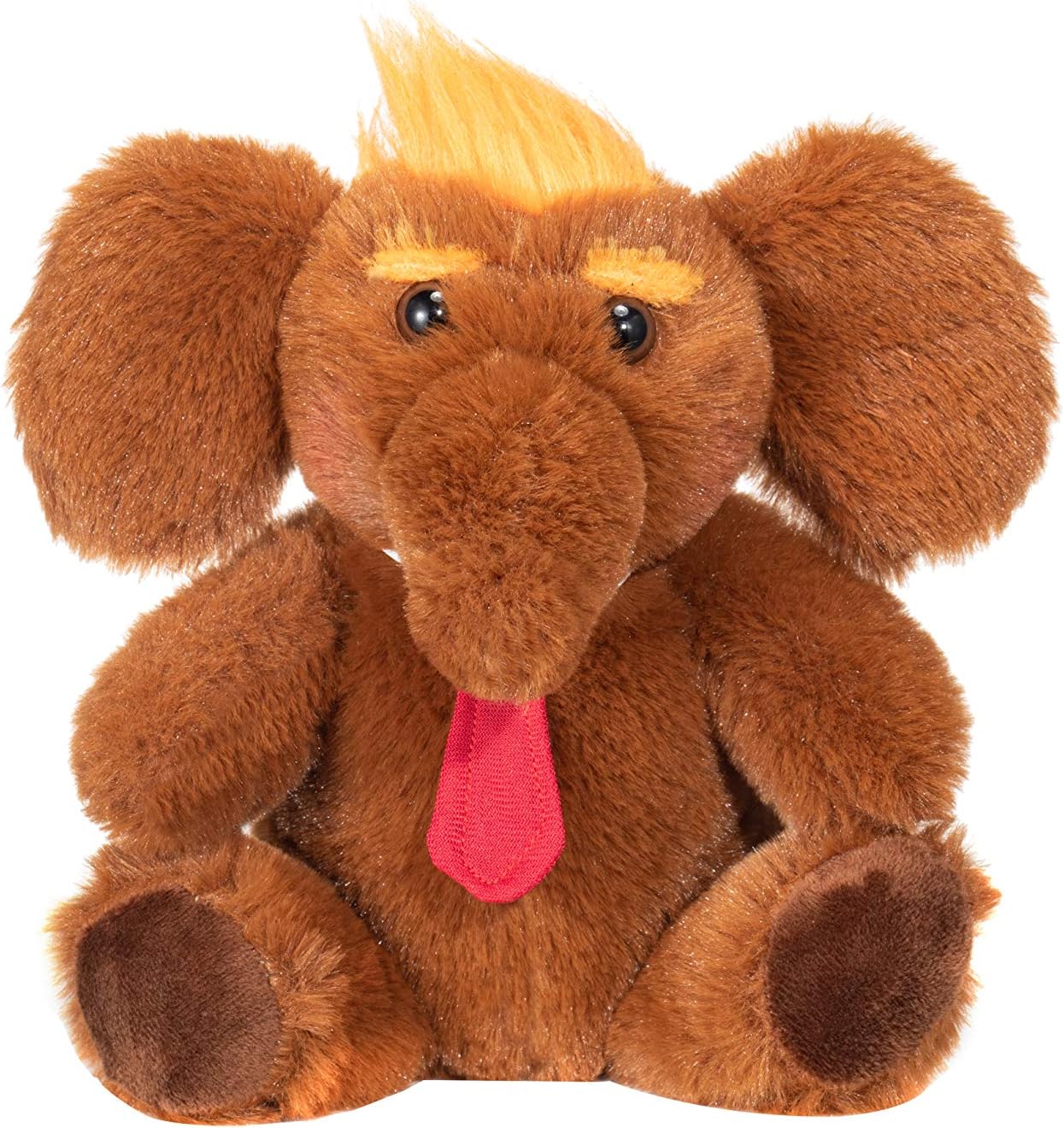 Donald Trump Stuffed 12" Inch Elephant Plush Doll Toy - Are you a Large Teddy Bear Republican GOP Trumps 2020 Supporter OR Angry Liberal Democrat DNC Donkey Animal Lover, Political Toddler Gag Gift: Toys & Games