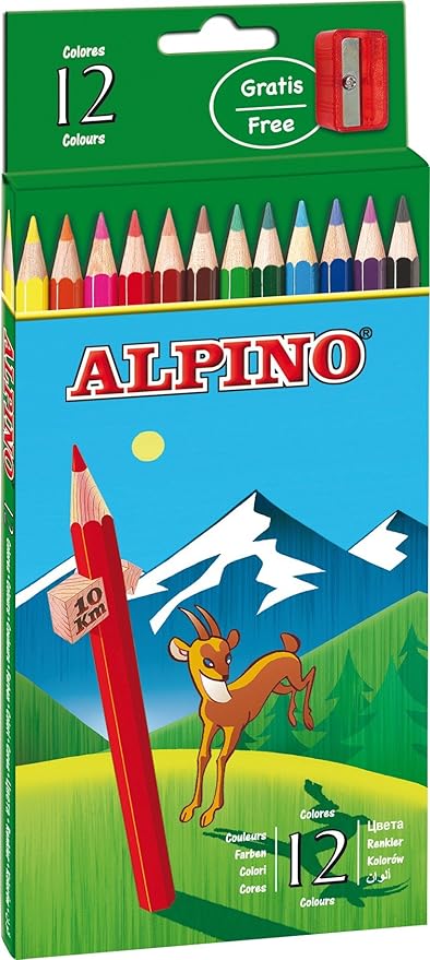 Alpino-722838 Pack 12 lápices (654): Amazon.es: Oficina y papelería