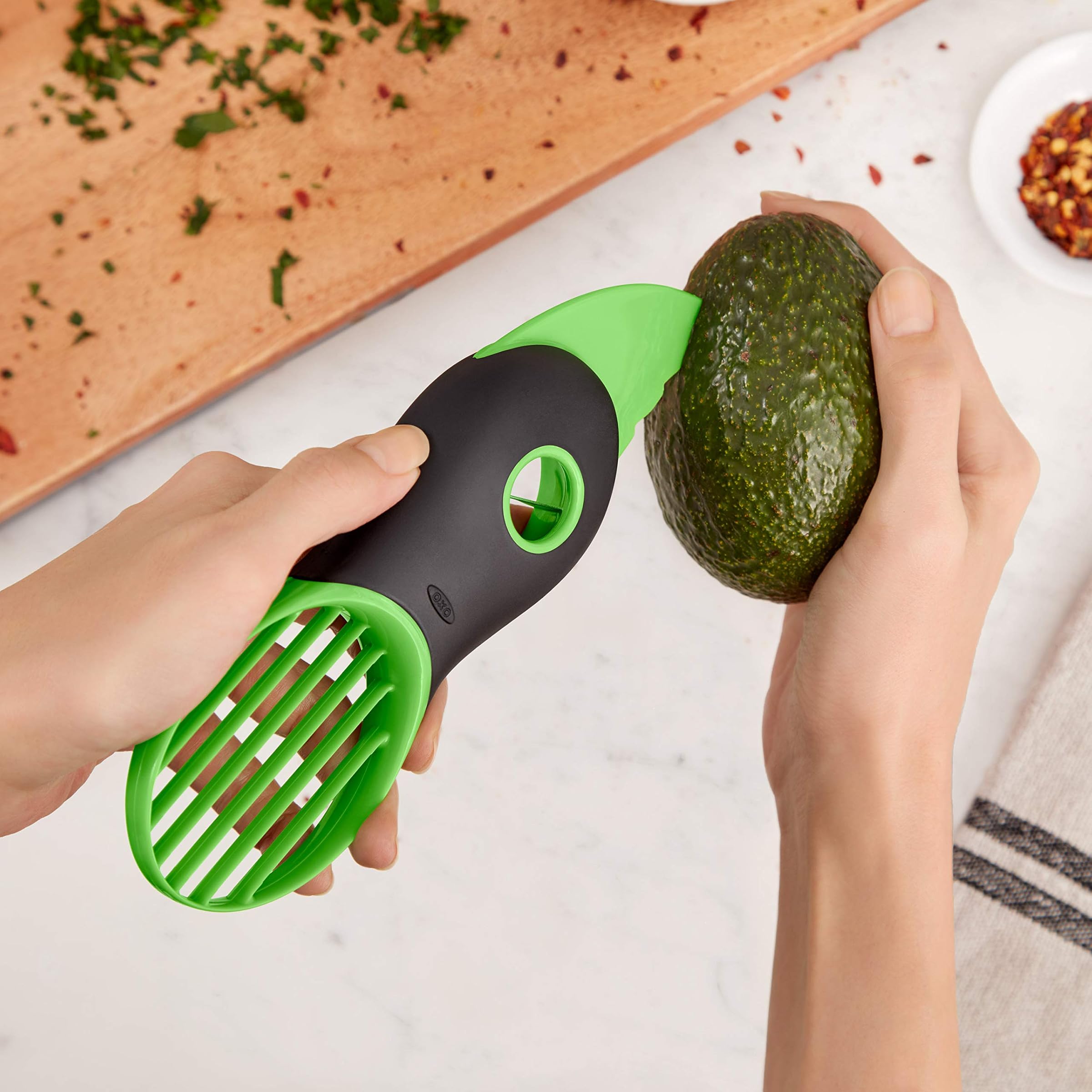 OXO 1252180 Avocado Slicer, Green