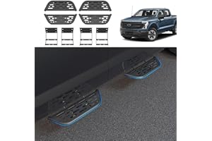 SZYANG Side Steps Compatible with 2015-2023 Ford F150 Running Boards Side Steps Nerf Bar Replacement for 2015-2023 Ford F150 Accessories (Fit F150,4 Door 4pcs Side Steps)