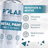 Polar Direct to Rust Metal Spray Paint Satin Anthracite 6x400ml view 2