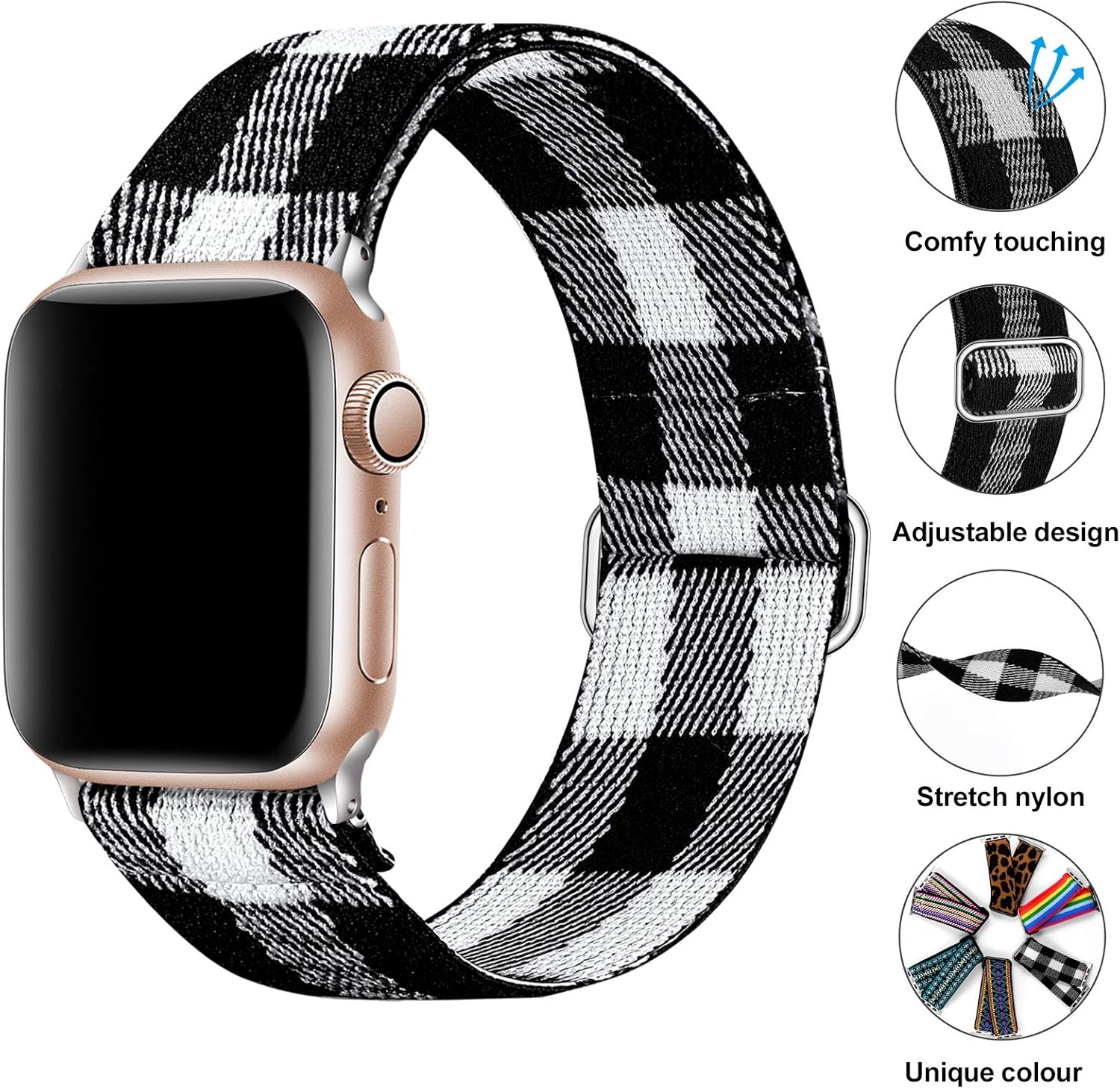 Wepro Strap Compatible with Apple Watch 44mm 42mm 45mm 46mm 49mm - Image 3