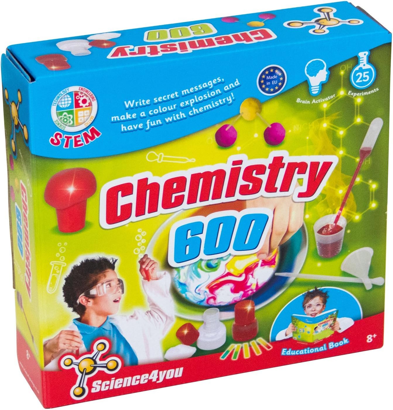 Science4you Chemistry 600 Kit Science Experiment Kit