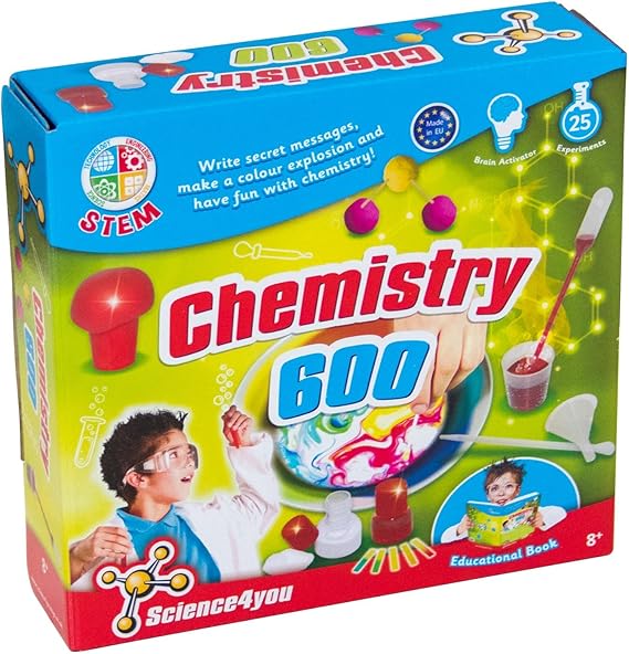 Science4you Chemistry Set 600 Educational Science kit STEM Toy Amazon