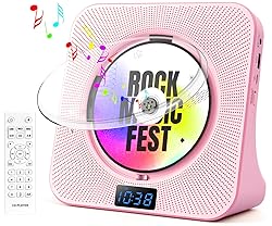 Desktop CD Player with Speakers, ROADOM Bluetooth
