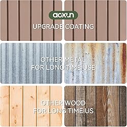 Aoxun 8'x15' Outdoor Metal Storage Shed with