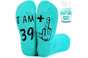 40th Birthday Gifts for Her, Funny Gift Ideas for Her, Presents for 40 Year Old Woman, Special Socks to Celebrate Turning 40