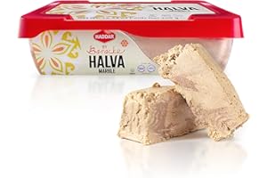 Haddar by Baracke Premium Quality Marble Halva with Cocoa Nibs, 12.34oz | A Fine Sesame Seed Paste Dessert (Tahini Halwa), Gluten Free, Vegan, Kosher