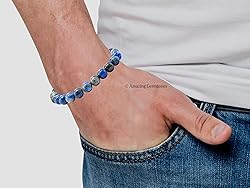 Lapis Lazuli Bracelet for Women Men's Gifts