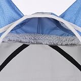 Harrison Howard CareMaster Pro Luminous Fleece Fly Mask Aquamarine L view 3