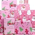 Girl Christmas Wrapping Paper Xmas Gift Wrap Paper for Little Girls Fairy Kids Girly Xmas Wrapping Paper Holiday Wrapping Pap