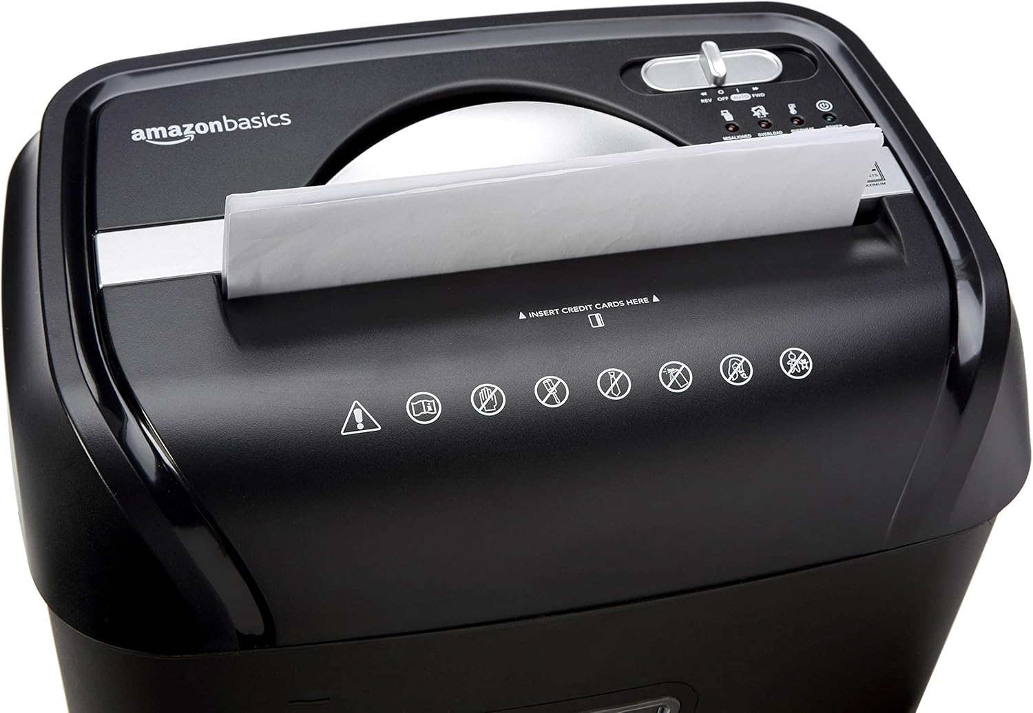 Basics 12-Sheet Cross-Cut Paper and Credit Card Home Office Shredder: Electronics