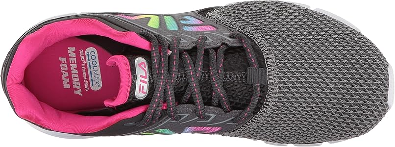 fila memory foam coolmax running shoes