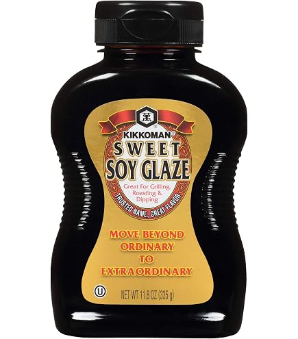 soy Amazon.com : KIKKOMAN GLAZE SOY SWT, 11.8 OZ Pack of 9 : Grocery