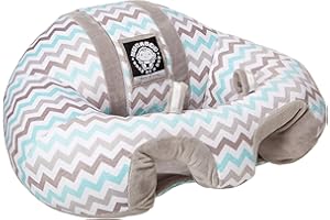 The Original Hugaboo Infant Sitting Chair - Blue Chevron , 3-10 Month