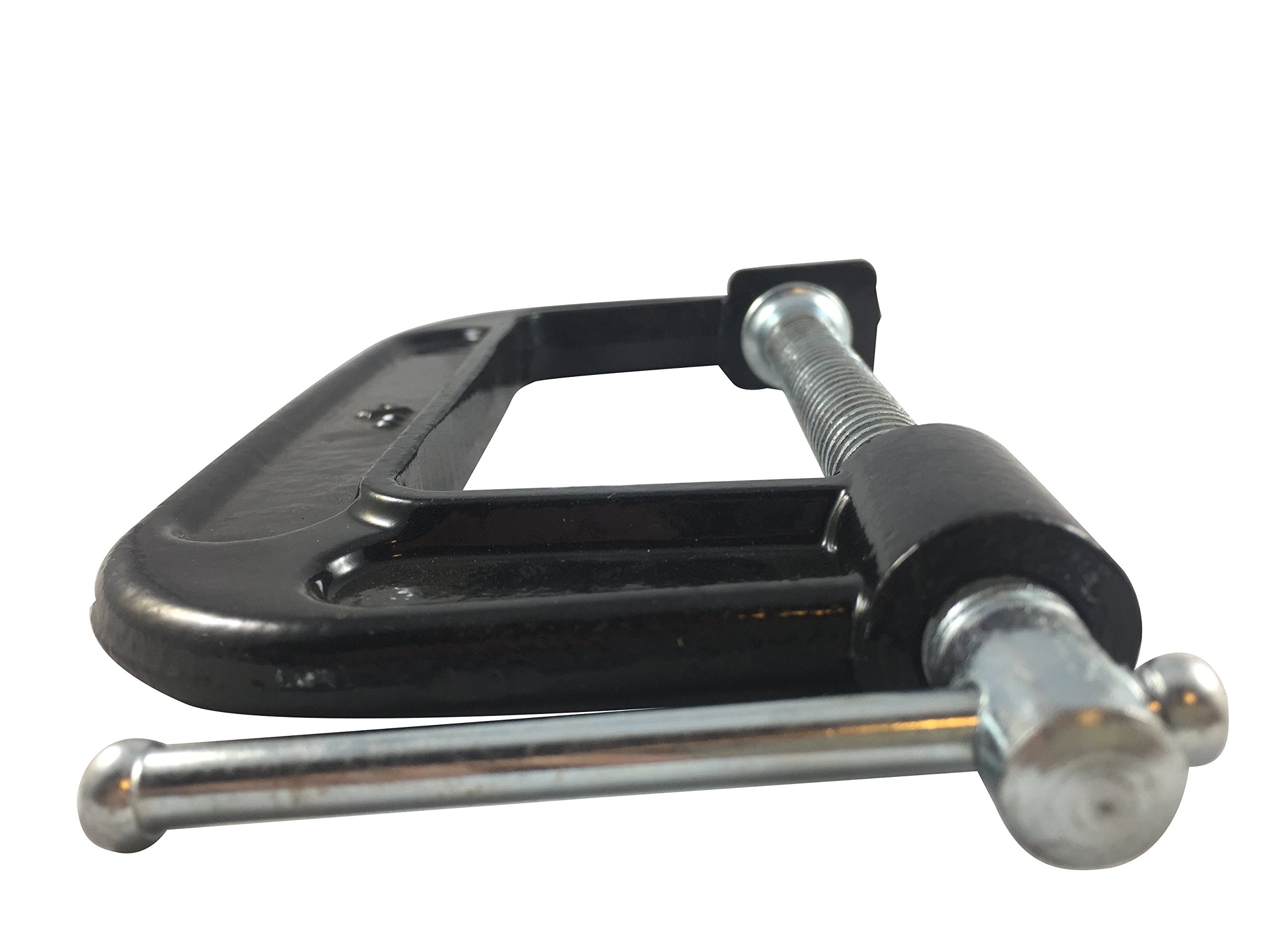 4 Piece 4 Inch CClamp Set Industrial Strength, Quality Cast Iron C