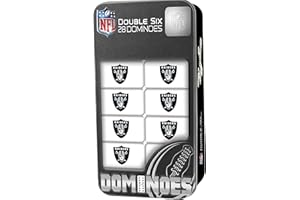 Masterpieces Officially Licensed NFL Detroit Lions 28 Piece Dominoes Game for Adults, For Ages 6+