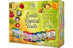 CHAVI Freeze Dried Exotic Tropical Fruits | Pack of 20 | Gift Box - No Added Sugars or Preservatives - Non-GMO, Vegan, Gluten-Free | 360 g | 12.8 oz