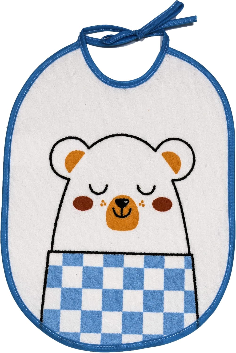 Ti TIN Set of 4 Waterproof Baby Bibs with Zip Strap 28 x 23 cm Width 1, multi-coloured, 4 Krawatten schließen - Image 4