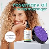 Artnaturals Rosemary Castor Hair Oil 118ml & Scalp Massager Hair Growth Dry view 2