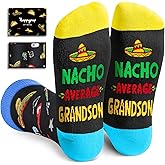 HAPPYPOP Novelty Family Gifts - Gifts for Son Uncle Grandson Nephew, Funny Men Socks