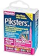 Piksters Interdental Brushes, 40 pk, Size 00, Interdental Tooth Brush for Extremely Tight Gaps, Gum Soft Bristles for Plaque Removal, Safe for Braces