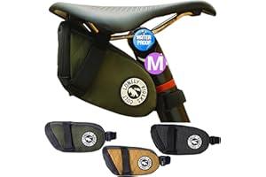 ULAC NEO PORTER RADTAIL Bike Saddle Bag- Water Resistant Bicycle Under Seat Pouch for Cycling Accessories Storage (Moss, 1.0L)