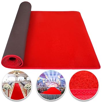 Flowerw 1 M X 3 M Rote Teppich Runner Teppich Solide Trp Gummi