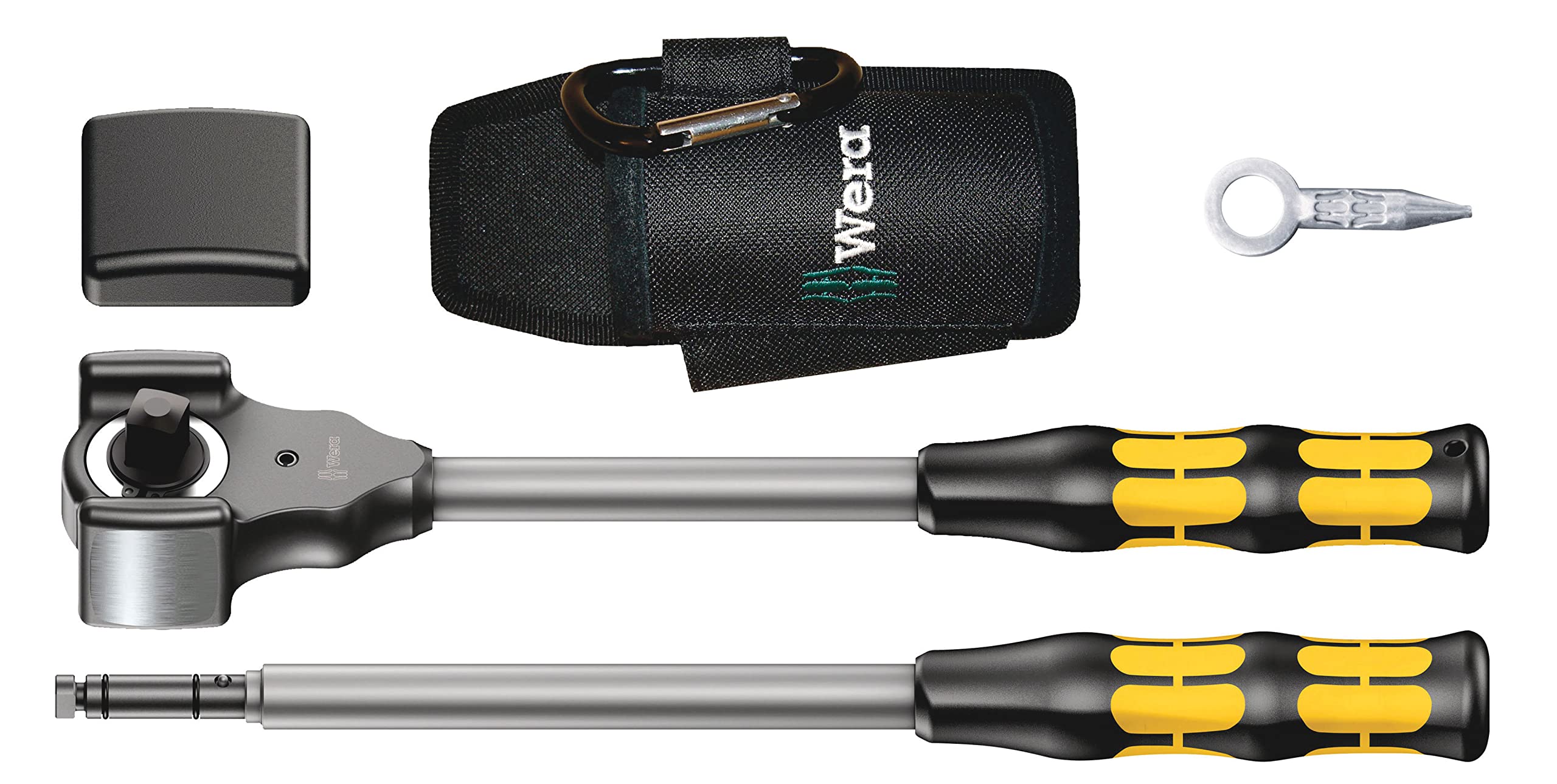 Wera 8002 C Koloss Combination Ratchet Hammer, All Inclusive Set, 1/2" Drive x 341 mm, 5pc, 05133862001, Silver