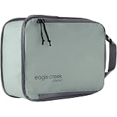 Eagle Creek Pack-It Isolate Compression Cube, Small, Storm Grey | Lightweight Cube for Optimizing Luggage Space, Zippered Pouch, Convenient Top Handle for Easy Carrying