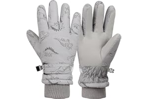 LPMOERA Kids Gloves Winter Toddler Snow Waterproof Gloves Kids Mittens For Boys Girls Ski Glove Warm Thermal Fleece