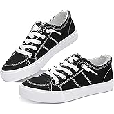 Obtaom Women's Play Fashion Sneaker White Color Washed and Leopard Canvas Slip on Shoes