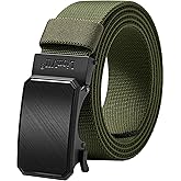 LionVII Mens Belt Ratchet Elastic, Stretch Belt for Work with Automatic Buckle for Men,1 3/8" Adjustable to Fit 28-49" Waist