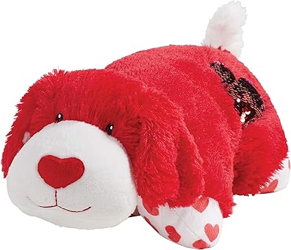 Amazon Com Pillow Pets Valentine Red Pup 11 Stuffed Animal