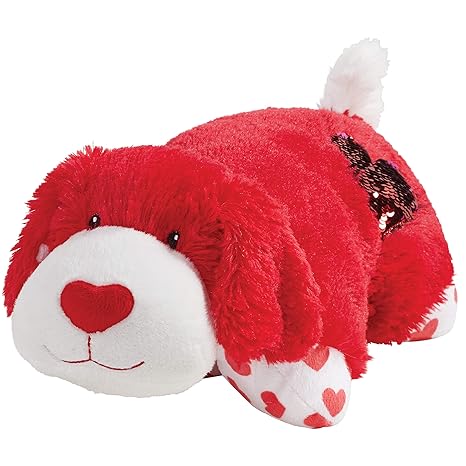 Other Stuffed Animals Red Valentine Dog Small 11 Pillow Pet Toys