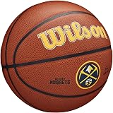 Wilson NBA Team Tribute Denver Nuggets Size 7 Outdoor Rubber Basketball
