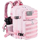 LHI Tactical Military Backpack for Men and Women 25L/35L Army Assault Pack Bag Small Rucksack with Bottle Holder