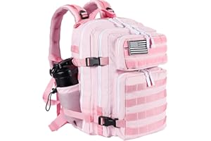 LHI Tactical Military Backpack for Men and Women 25L/35L Army Assault Pack Bag Small Rucksack with Bottle Holder