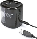 Rapesco 1449 PS12 USB Automatic Pencil Sharpener Black view 3