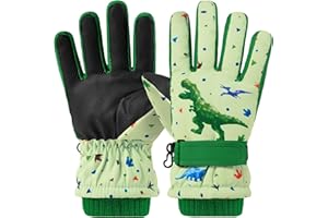 WAWSAM Kids Ski Gloves Waterproof Winter Snow Snowboarding Gloves Non Slip Windproof Sport Mittens for Boys Girls Youth Sledding Riding Driving Hiking