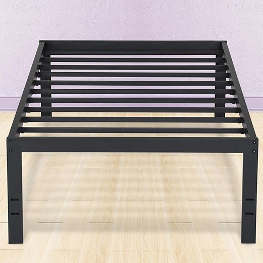 PrimaSleep Pt3000 Heavy Duty Steel Slat NonSlip Bed Frame 18bf04 Twin