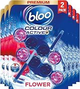Bloo Colour Active Toilet Rim Block Fresh Flowers 12 Pack Anti-Limescale view 1