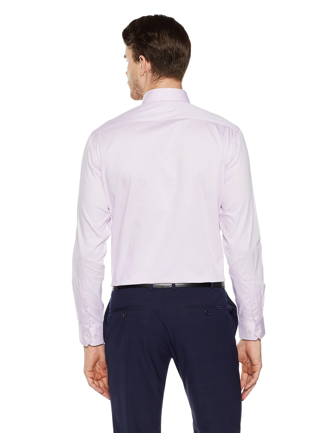 arrow men's checkered regular fit business shirt