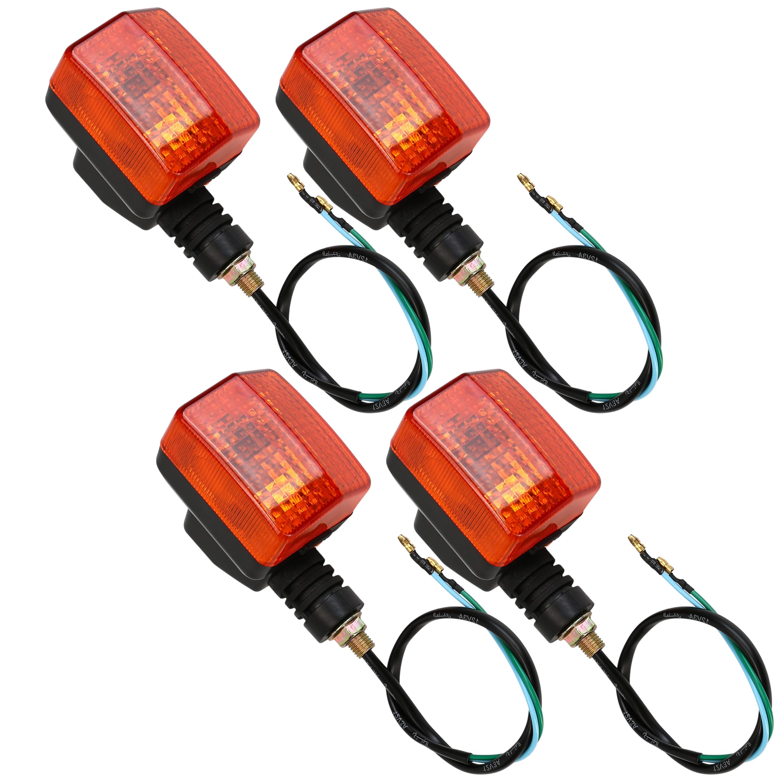 Photo 1 of 2 Pairs Motorcycle Turn Signal Light Indicator Halogen Lamp For XR650L 1993-2020 For Honda XR250L 1991-1996 Rear Lights Lamp Indicator Winker Blinker Replacement
