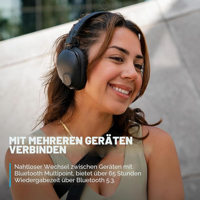 Studio Pro+ Bluetooth Kopfhörer Over-Ear - Kabellos 65+ Std., Schwarz