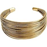 Touchstone Indian Bollywood Desire Brass Base Exotic Workmanship Free Size Cuff Bracelet in Antique Gold Or White Or Copper Tone for Women.